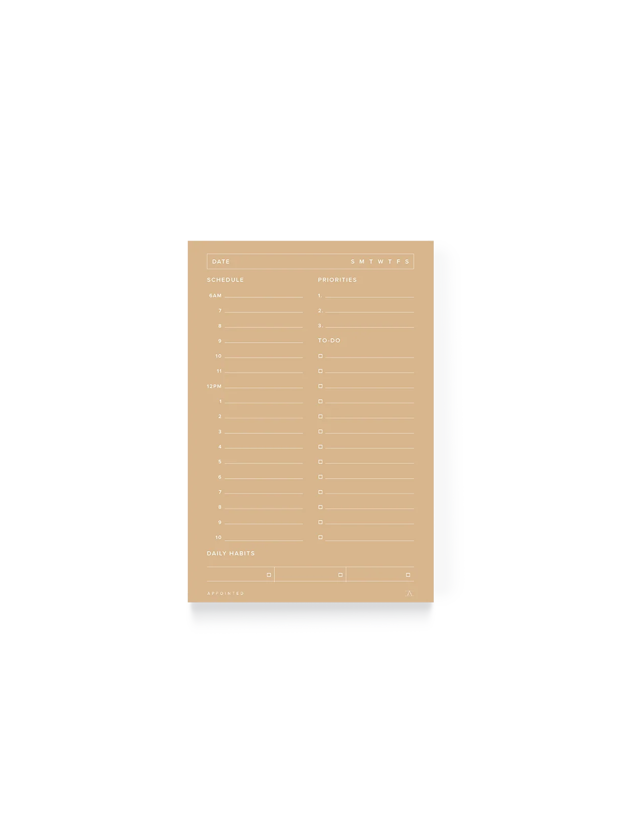Daily Task Pad